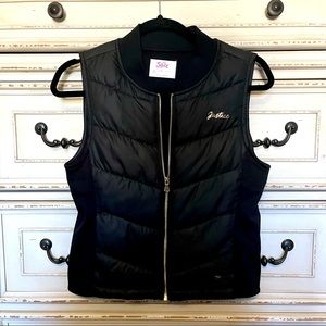 Justice Girls Black Vest NWOT
